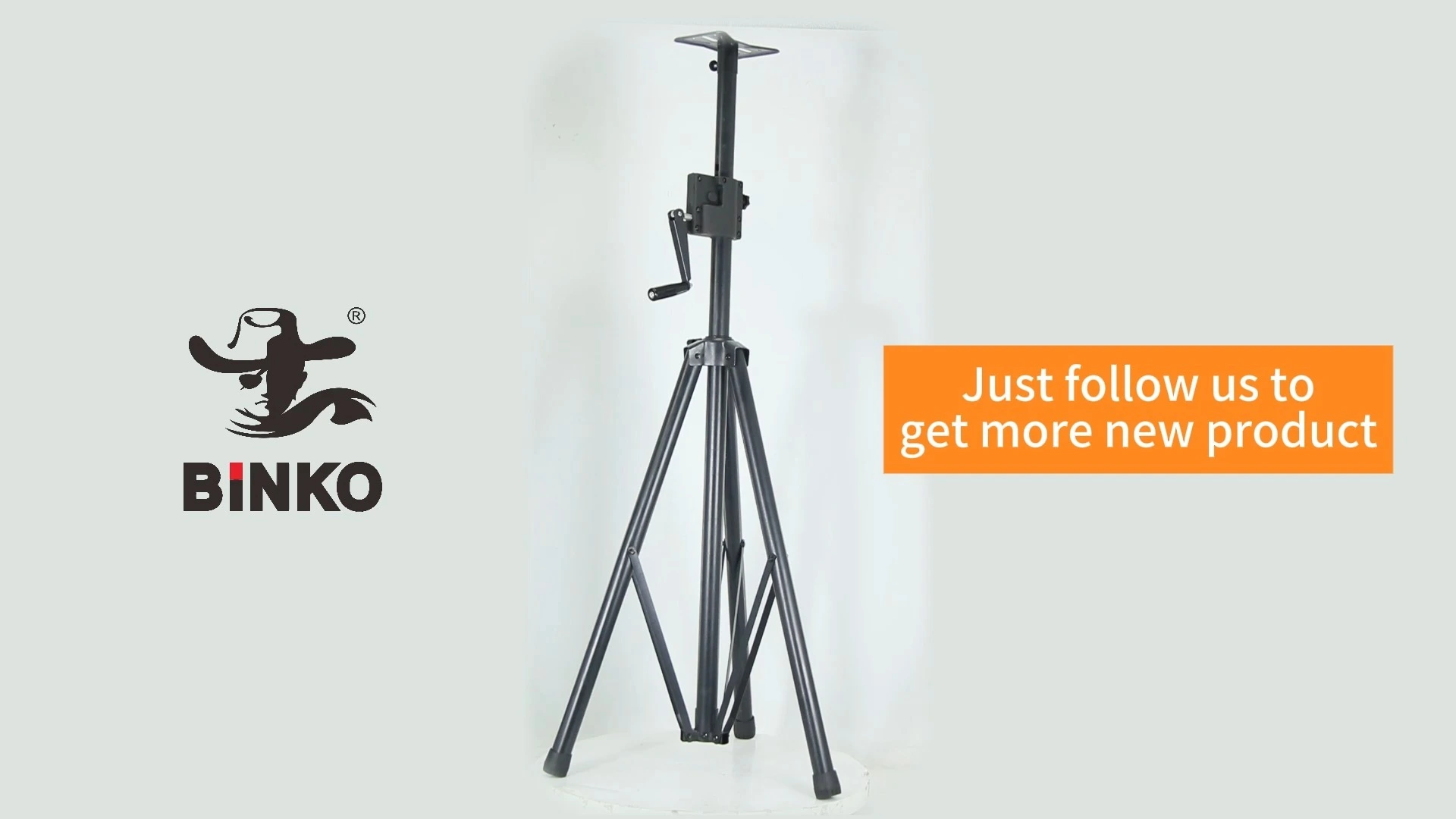 Professional Stage Accessories Hand Crank Adjustable Speaker Stand, Adjustable Durable Metal Foldable Tripod Speaker Stand s-210 1