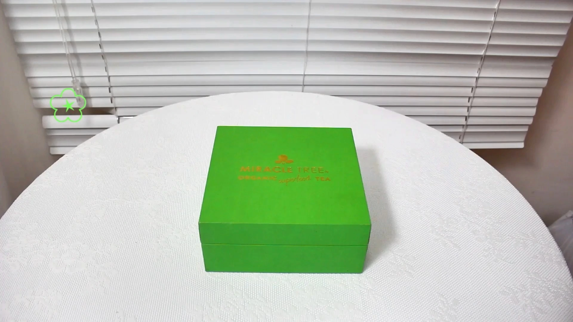 CF Luxury Green Color Tea Cardboard Gift Box Packaging 1