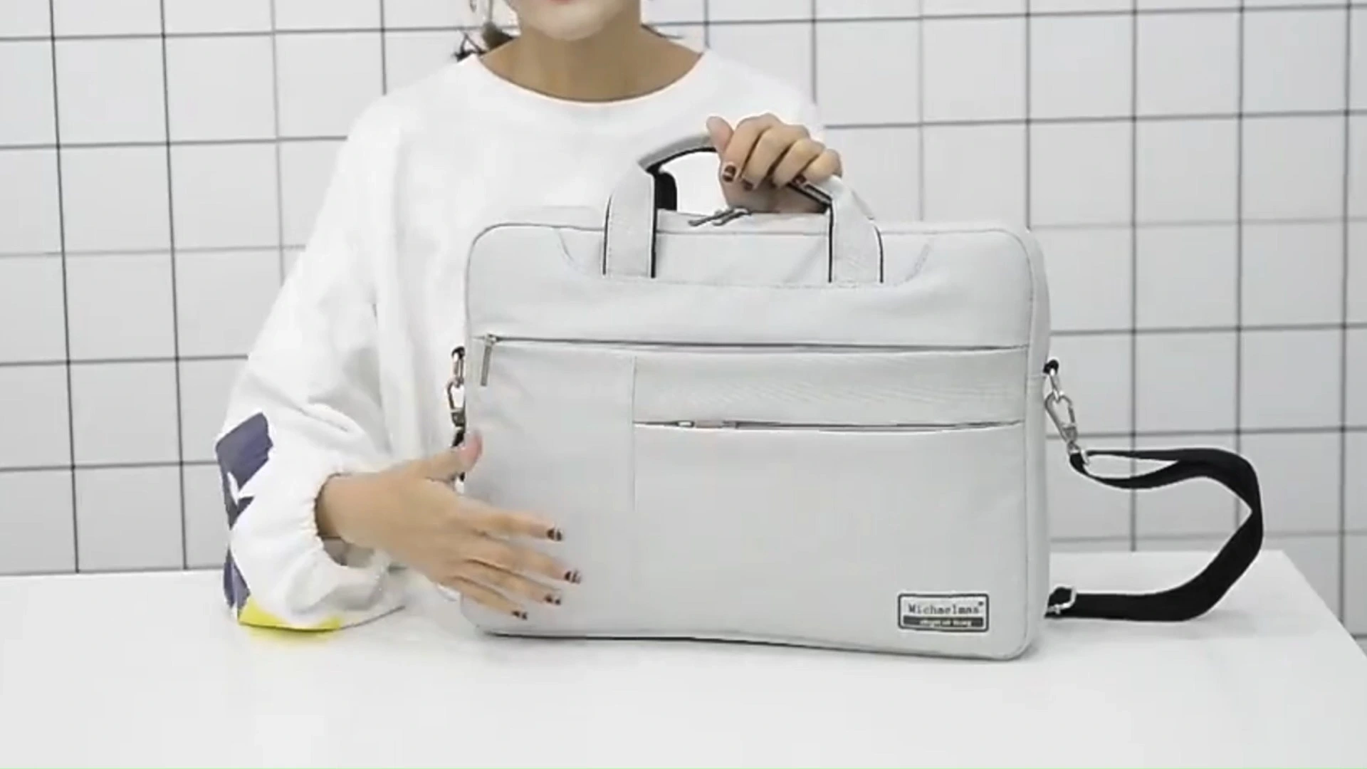 Business Man's Laptop Bag - Large Capacity Briefcase - Single Shoulder Laptop Bag 1