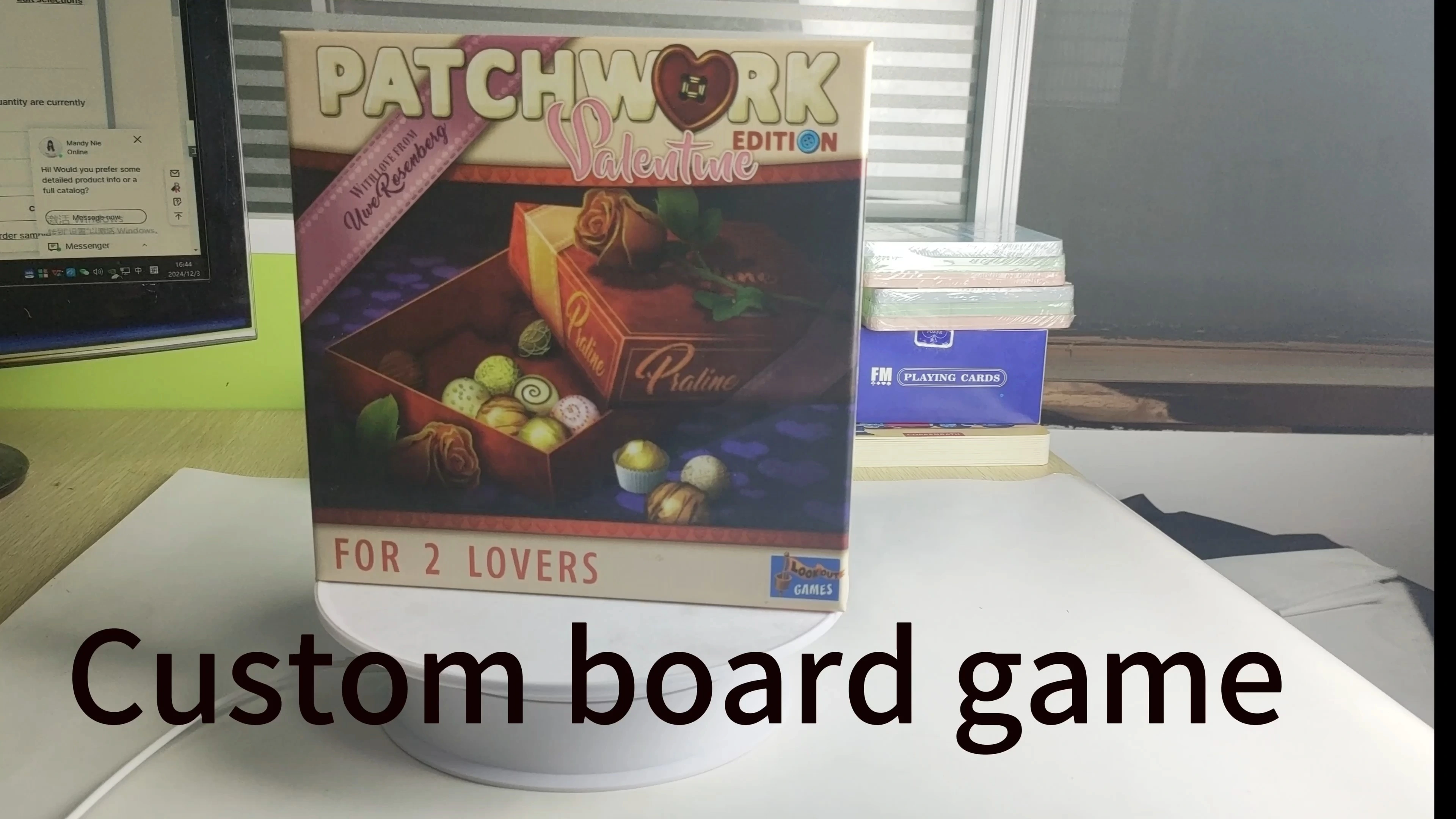 Patchwork Valentine Edition: Romantic 2 - Player -Brettspiel für Paare 1