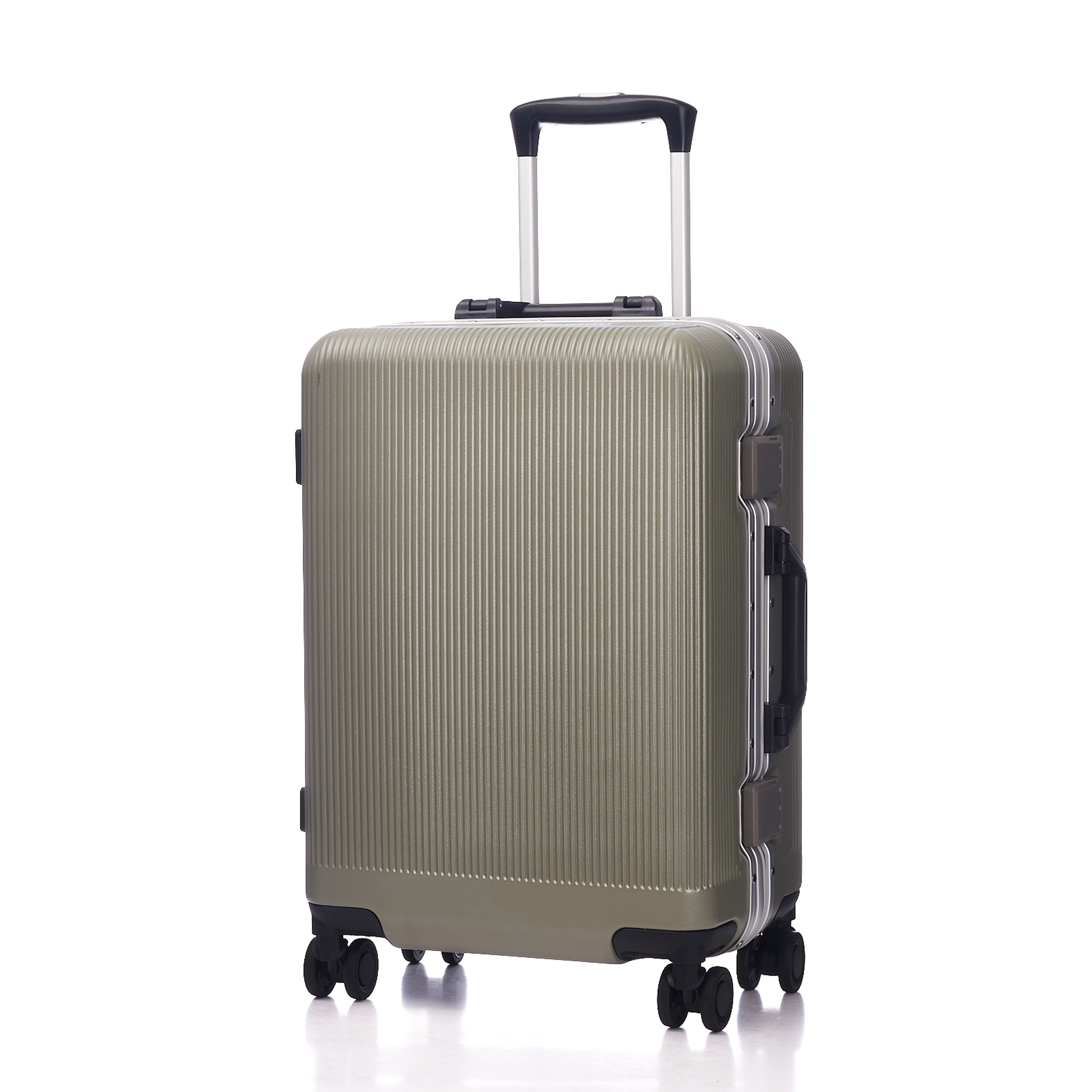 FEISITE Wholesale ABS PC Aluminum Frame Suitcase - 20/24/28inch Durable Business Luggage AF003 1