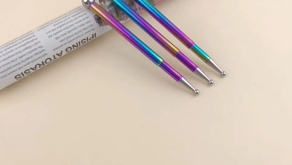 Masaje de punto telescópico Stick (color) Reflexología facial de belleza Herramienta de reflexología facial Pen Herramientas de cuidado de la piel Yingshang Personalización 1
