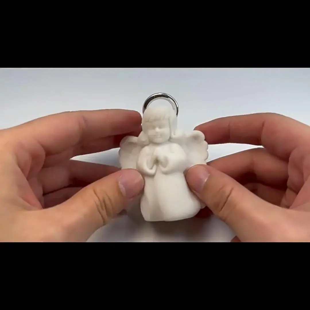 Creative Angel velvet fabric jewelry box ring pendant jewelry packaging box 1