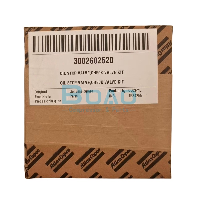 Válvula de parada de aceite Atlas Copco & Kit de válvula de control 3002602520 6