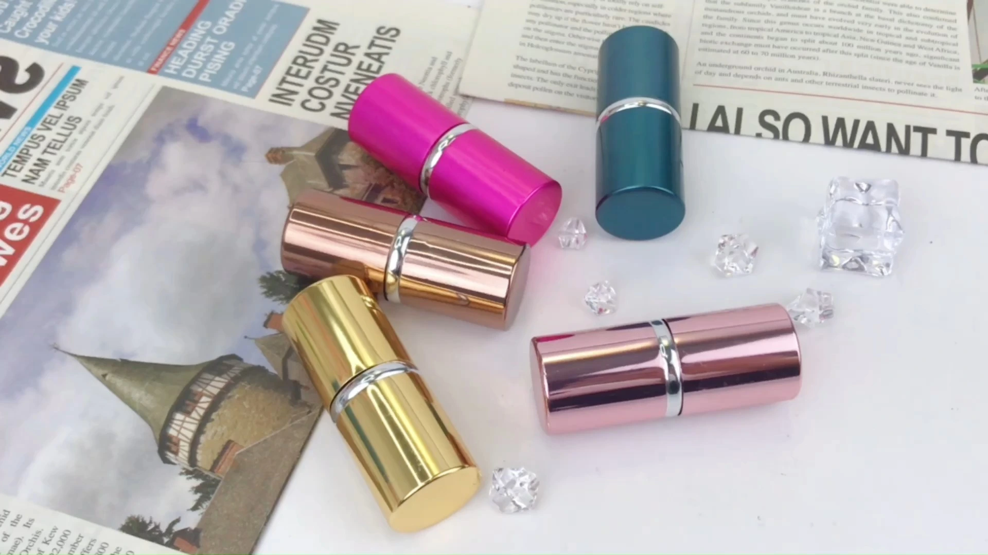 volcanic oil absorbing roller Yingshang custom volcanic stone roller Oil control roller 1