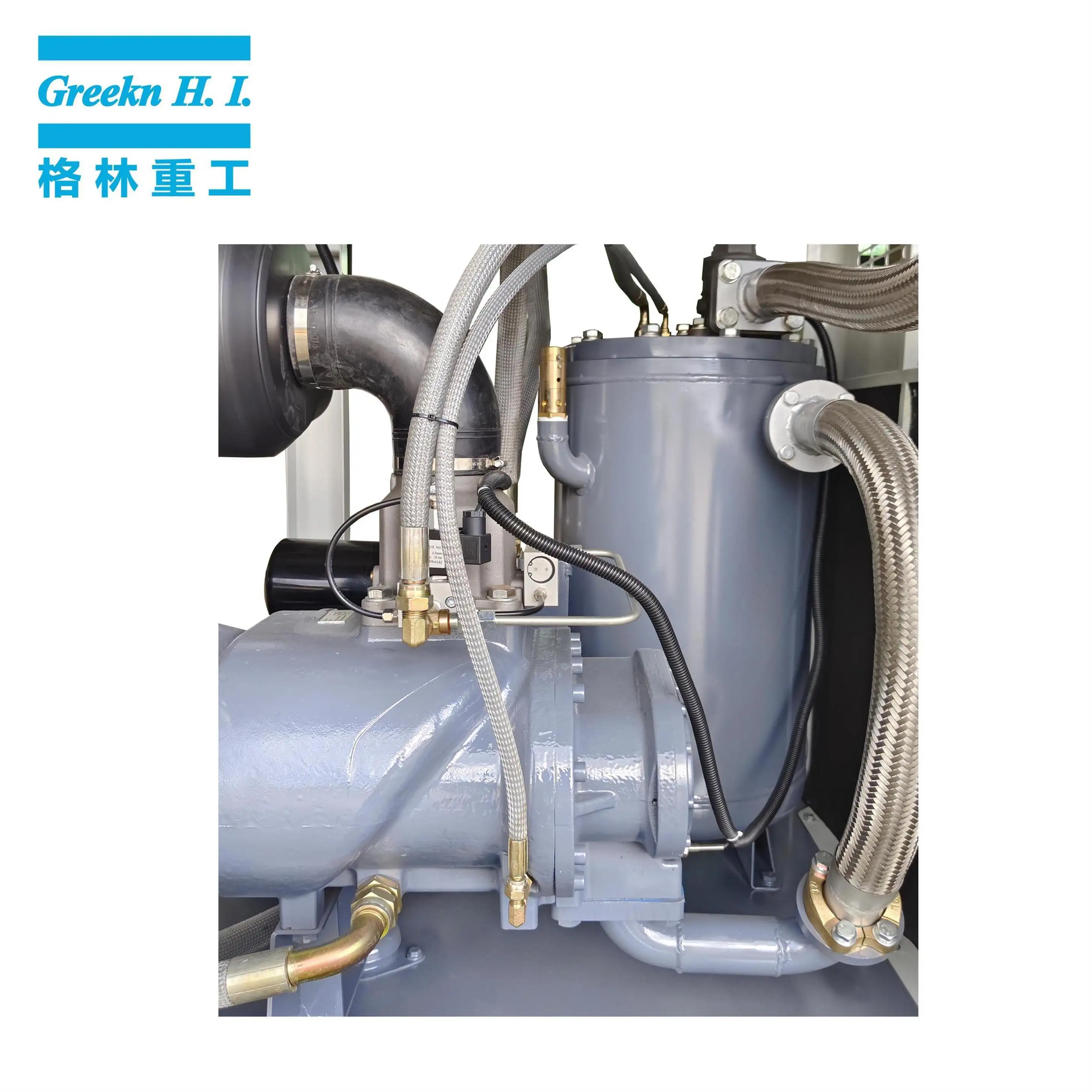 Screw Type Air Compressor Atlas Copco Oil Injected Rotary Screw Air ...