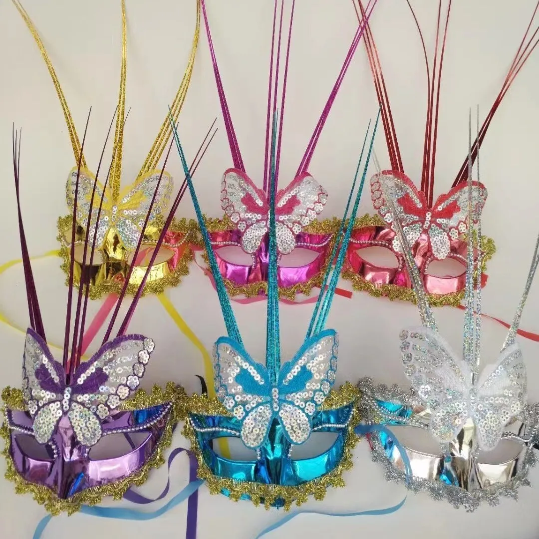 Magic Lights Sequined Butterfly Masks for Women Masquerade Mardi Gras Carnival Fancy Dress Party 1