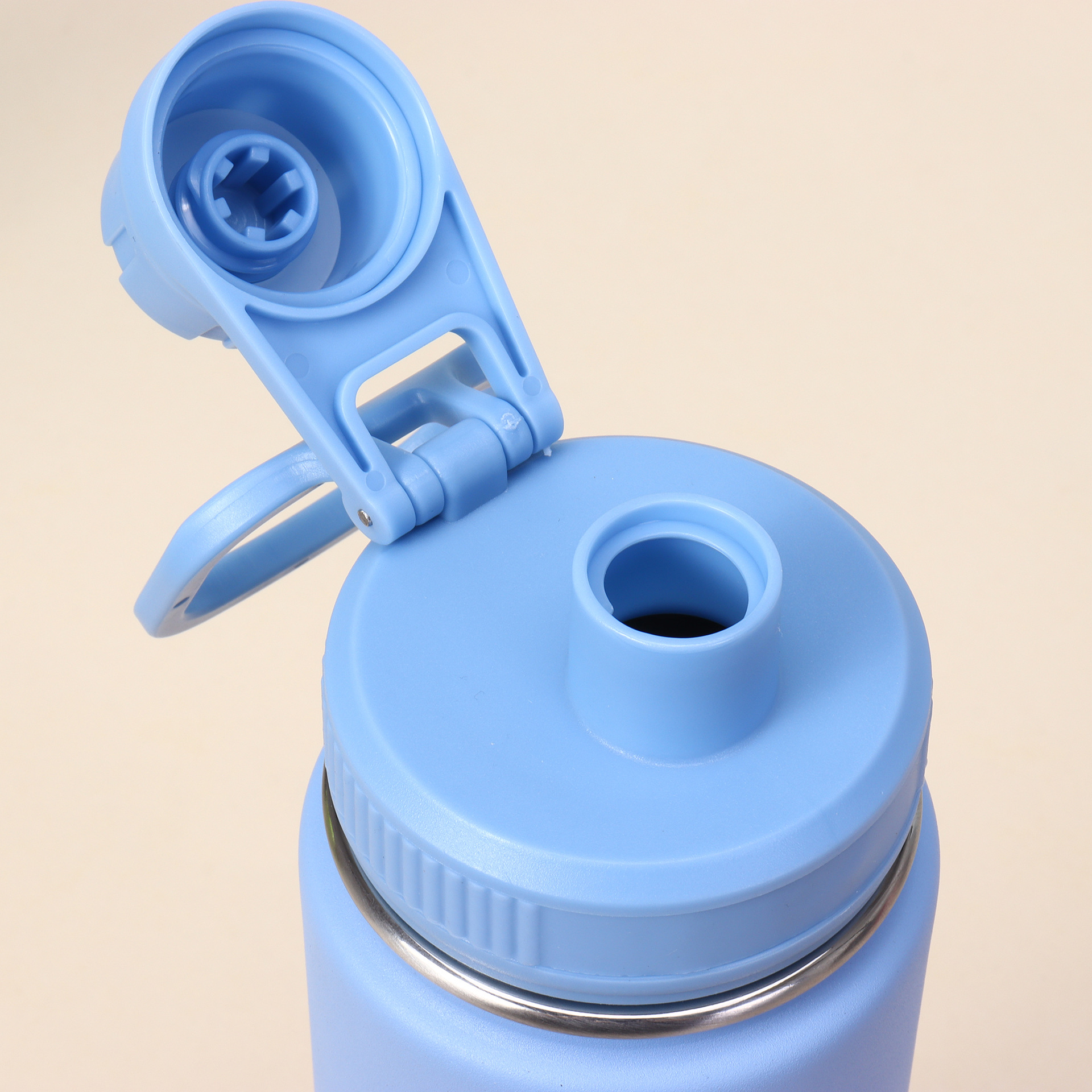 Bouteille à vide en acier inoxydable avec consommation directe & Poignée pour le voyage 3