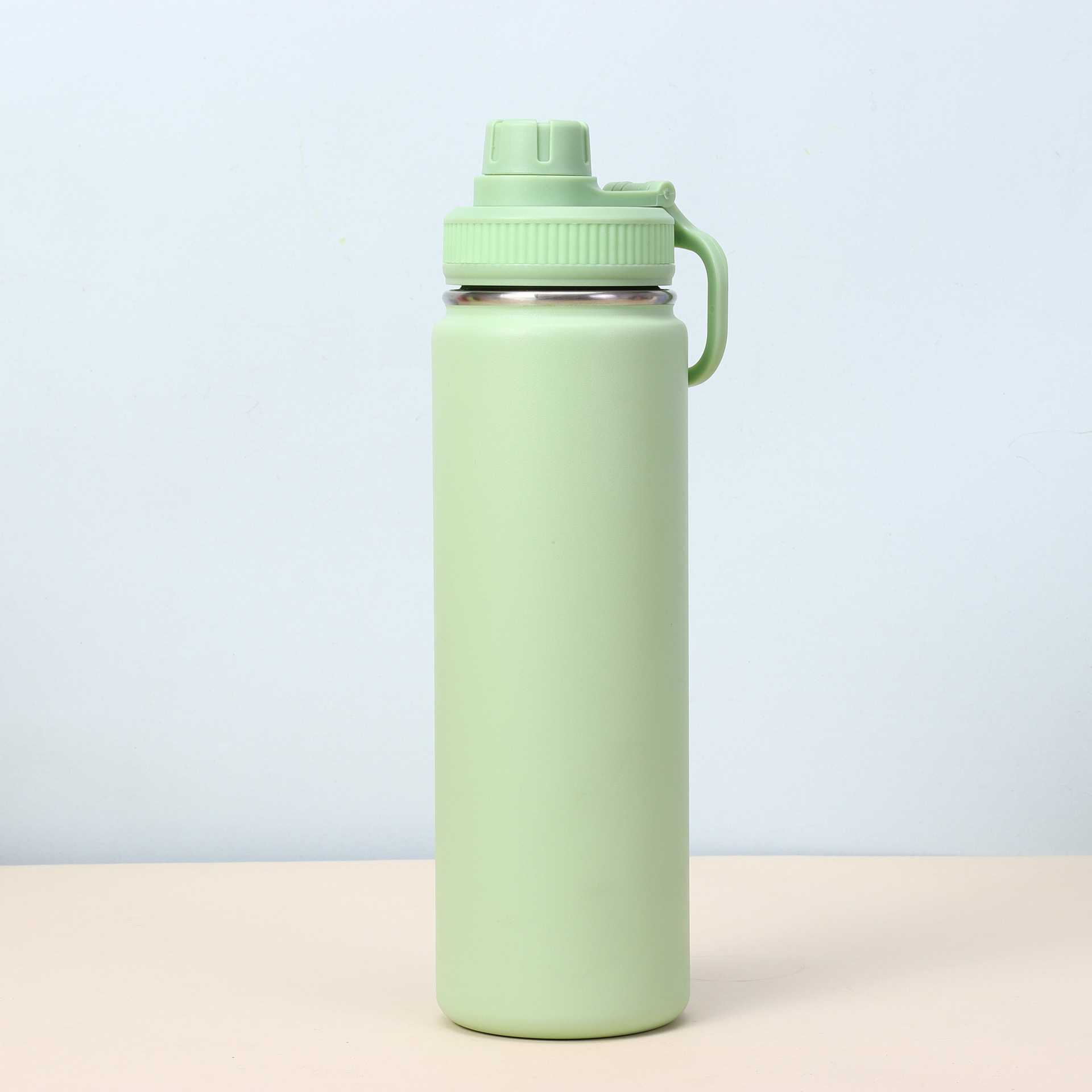 Bouteille à vide en acier inoxydable avec consommation directe & Poignée pour le voyage 7