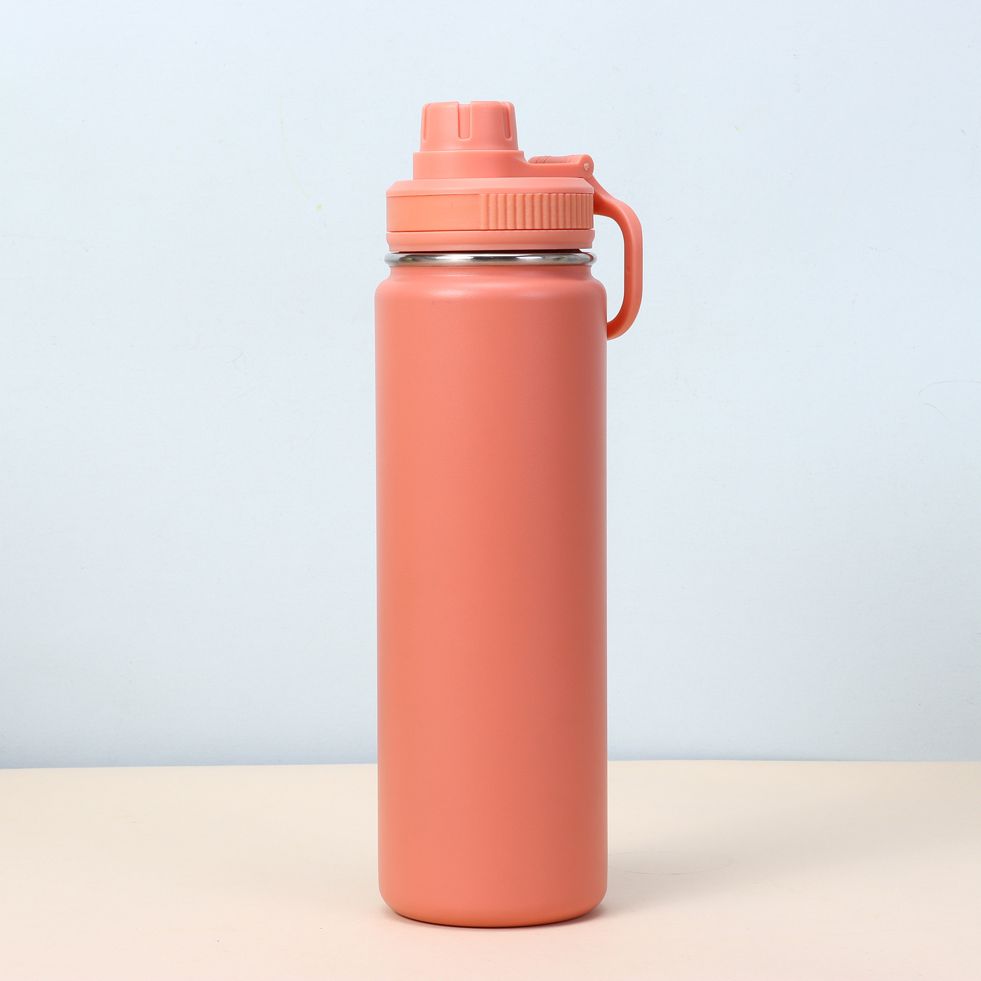 Bouteille à vide en acier inoxydable avec consommation directe & Poignée pour le voyage 8