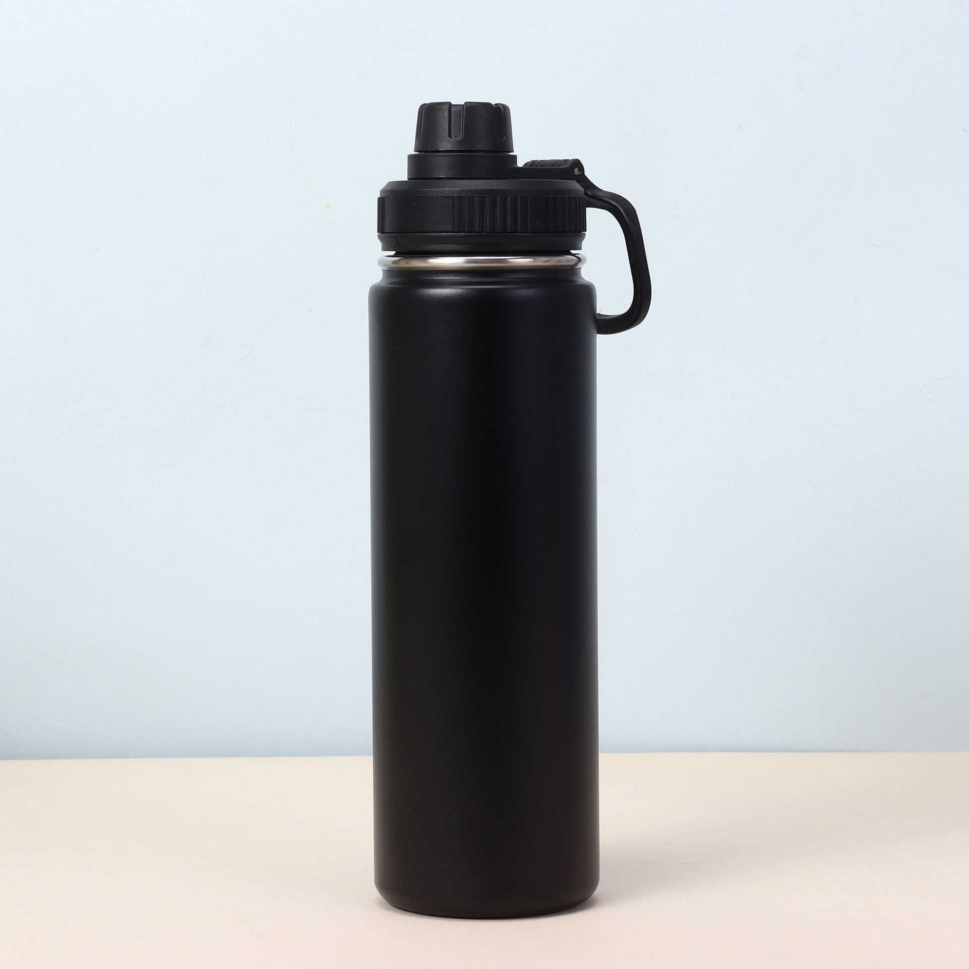 Bouteille à vide en acier inoxydable avec consommation directe & Poignée pour le voyage 10
