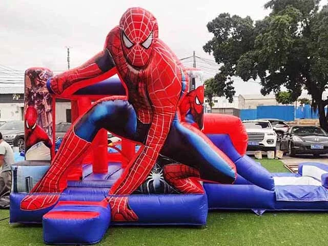 New Design Bouncy Castle Spiderman Inflatable Bounce House 1
