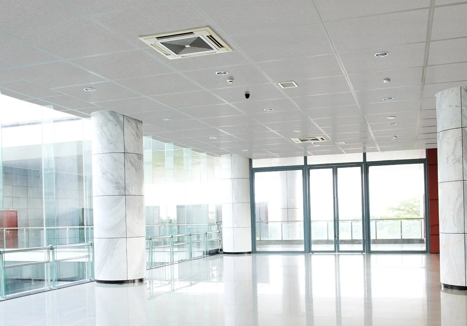 Square ceiling tiles