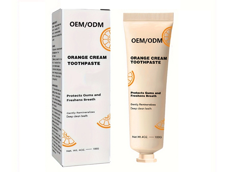 Orange Flavored Nano-Hydroxyapatite Whitening Toothpaste - Private Label Toothpaste 1