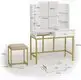 Yifan Furniture Metal Frame Dressing Table Manufacturer 7
