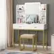 Yifan Furniture Metal Frame Dressing Table Manufacturer 4