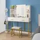 Yifan Furniture Metal Frame Dressing Table Manufacturer 5