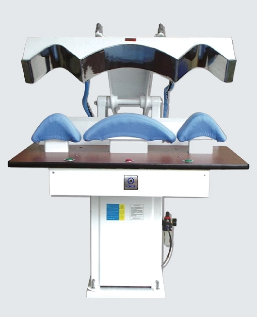 Pneumatic automatic collar-sleeve press for hotel laundryroom hospital laundryroom dry cleaning shop WJ-122 1