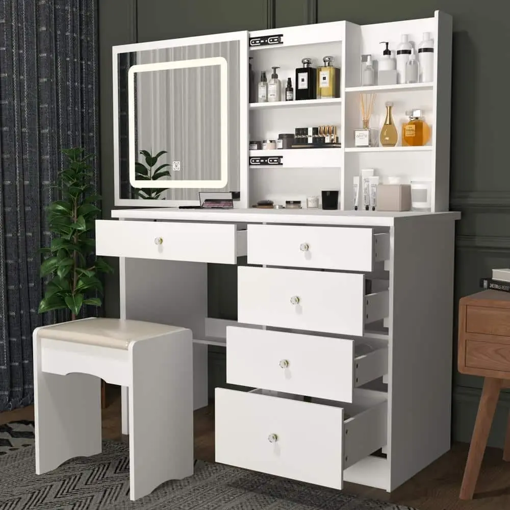 Hot Sale Solid Wood Dressing Table with Drawers Company 5