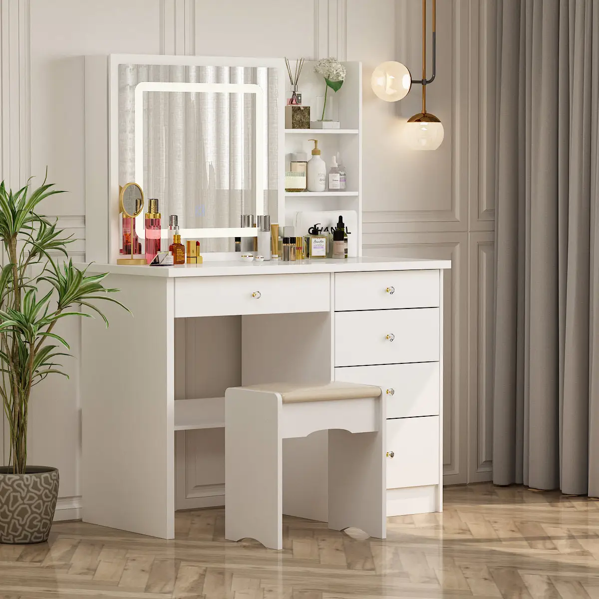 Hot Sale Solid Wood Dressing Table with Drawers Company 3