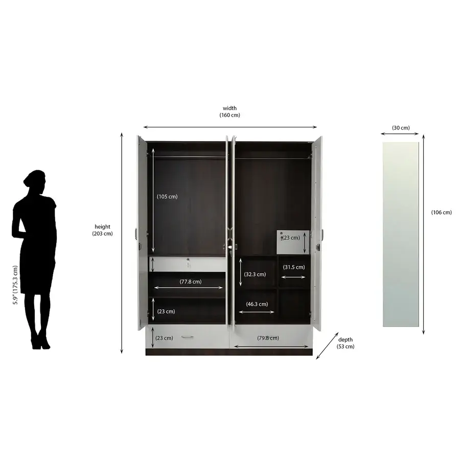Yifan Furniture Wardrobe Manufacturer Factory Direct Supply 6