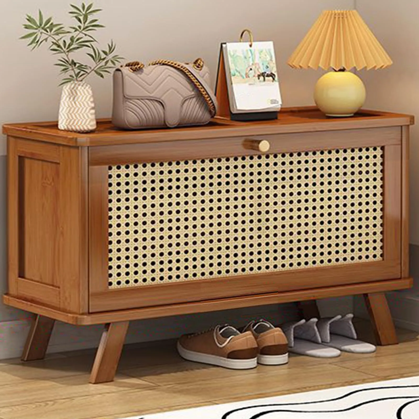 Armoire à chaussures à chaussures à linge armoire multi-couches organisateur de rangement de chaussures en bois multifonction des étagères de rangement de chaussures durables 1