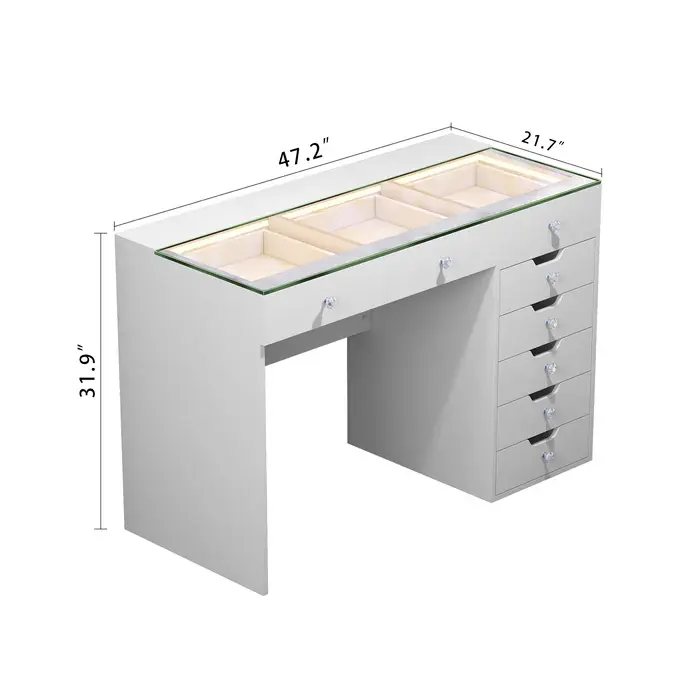 Oak Dressing Table Wooden Dresser Table Wholesale - Yifan Furniture 5