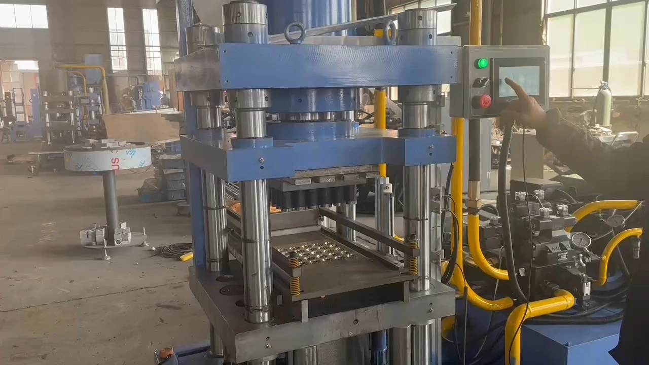 prensa de tableta hidráulica de polvo automático 1