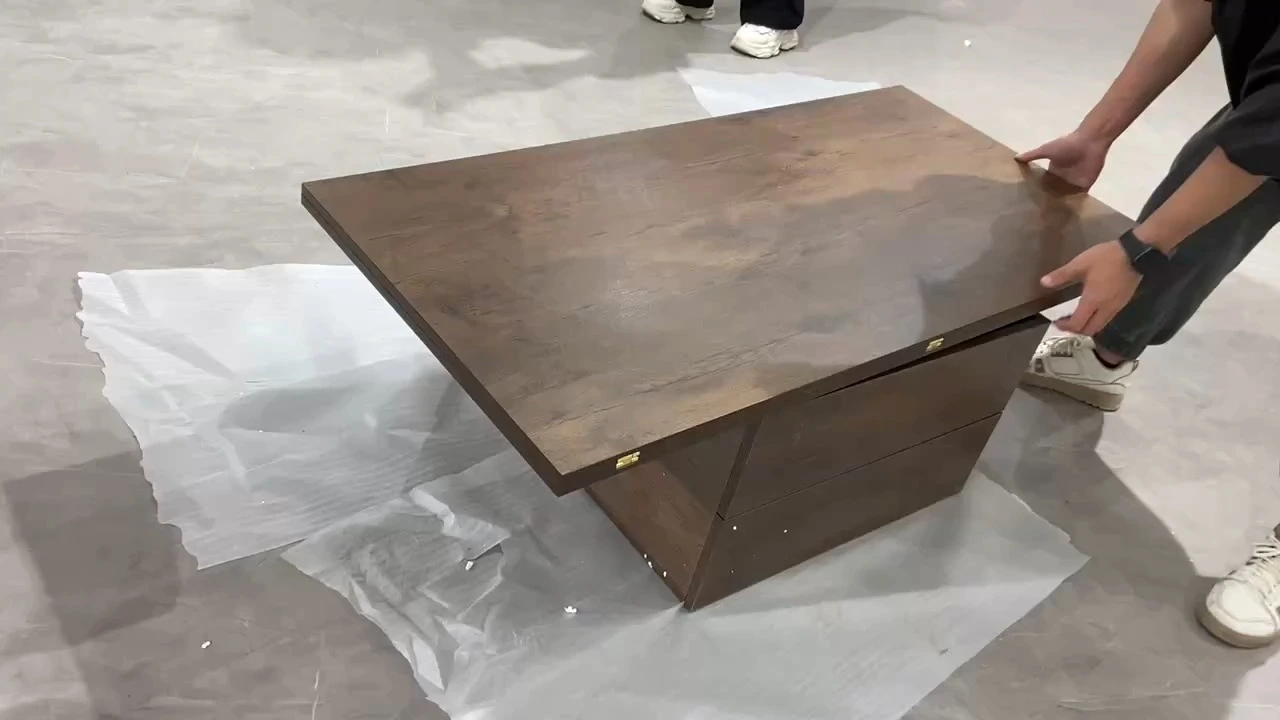 Levante la mesa de comedor de mesas de café con sillas 1