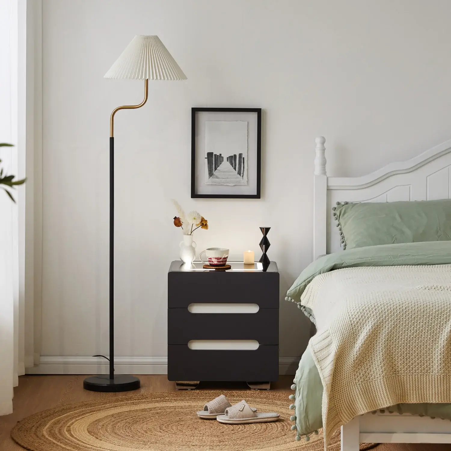 Durable 3 Drawer Bedside Table Company 1