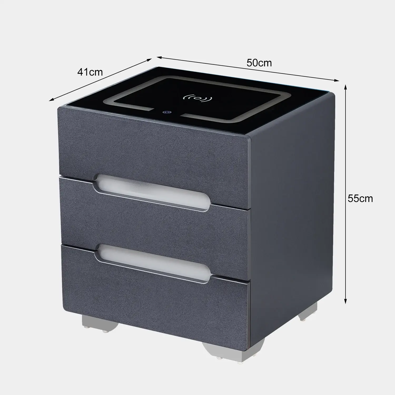 Durable 3 Drawer Bedside Table Company 4