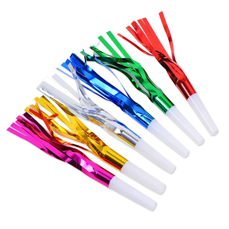 Magic Lights Colorful Party Plate Blays صانعي الضوضاء لألعاب حفلة عيد ميلاد الأطفال الهتاف الدعائم 1