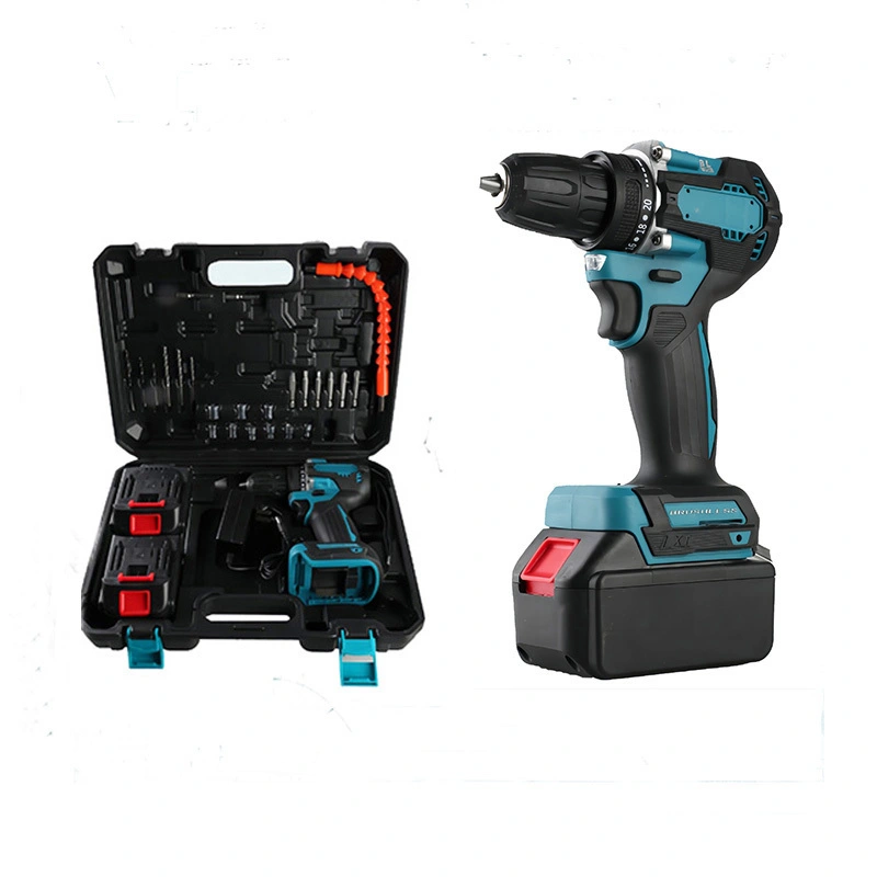 Force de marteau sans fil avec kit d'éclairage LED 20 volts et 2 batteries au lithium-ion 1