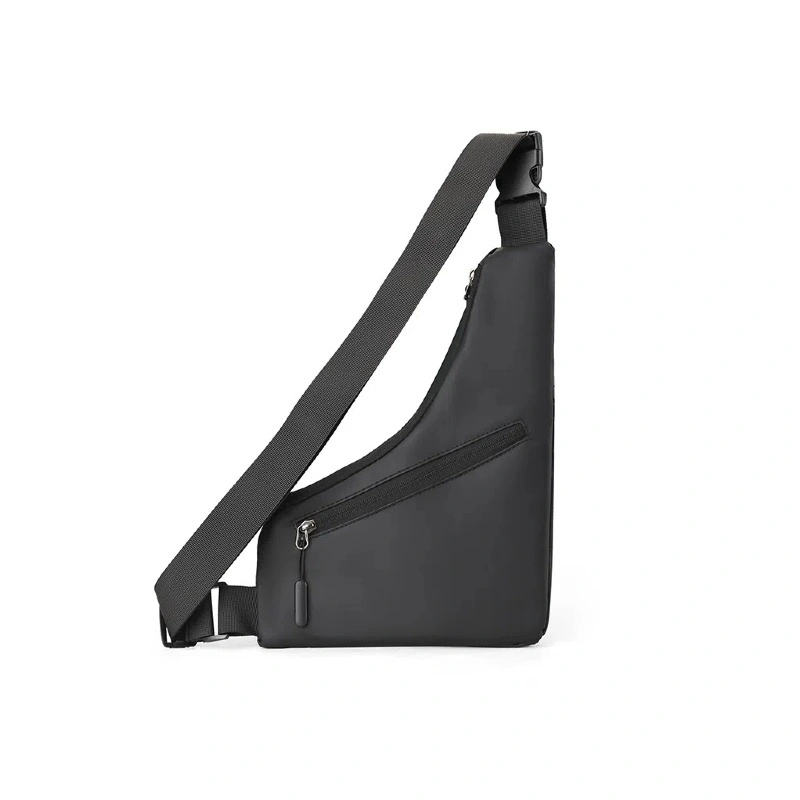 Sac à taille à la mode étanche, sac à poitrine multi-poche à grande capacité, sac à bandoulière à un seul épaule léger 1