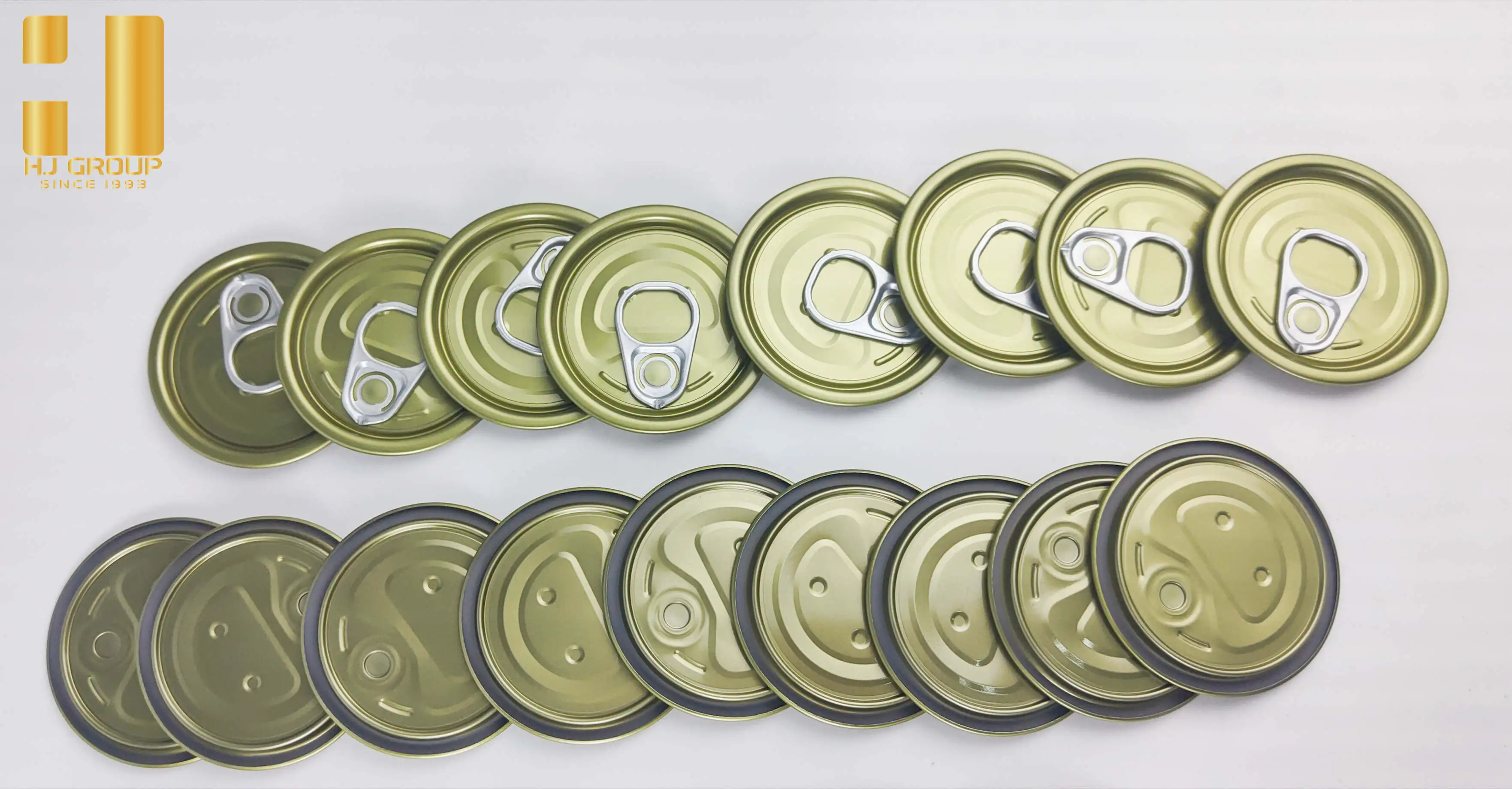HJ Group 202E (φ52 mm) Alimentos enlatados Easy Open Ends (EOE) para envases premium 1