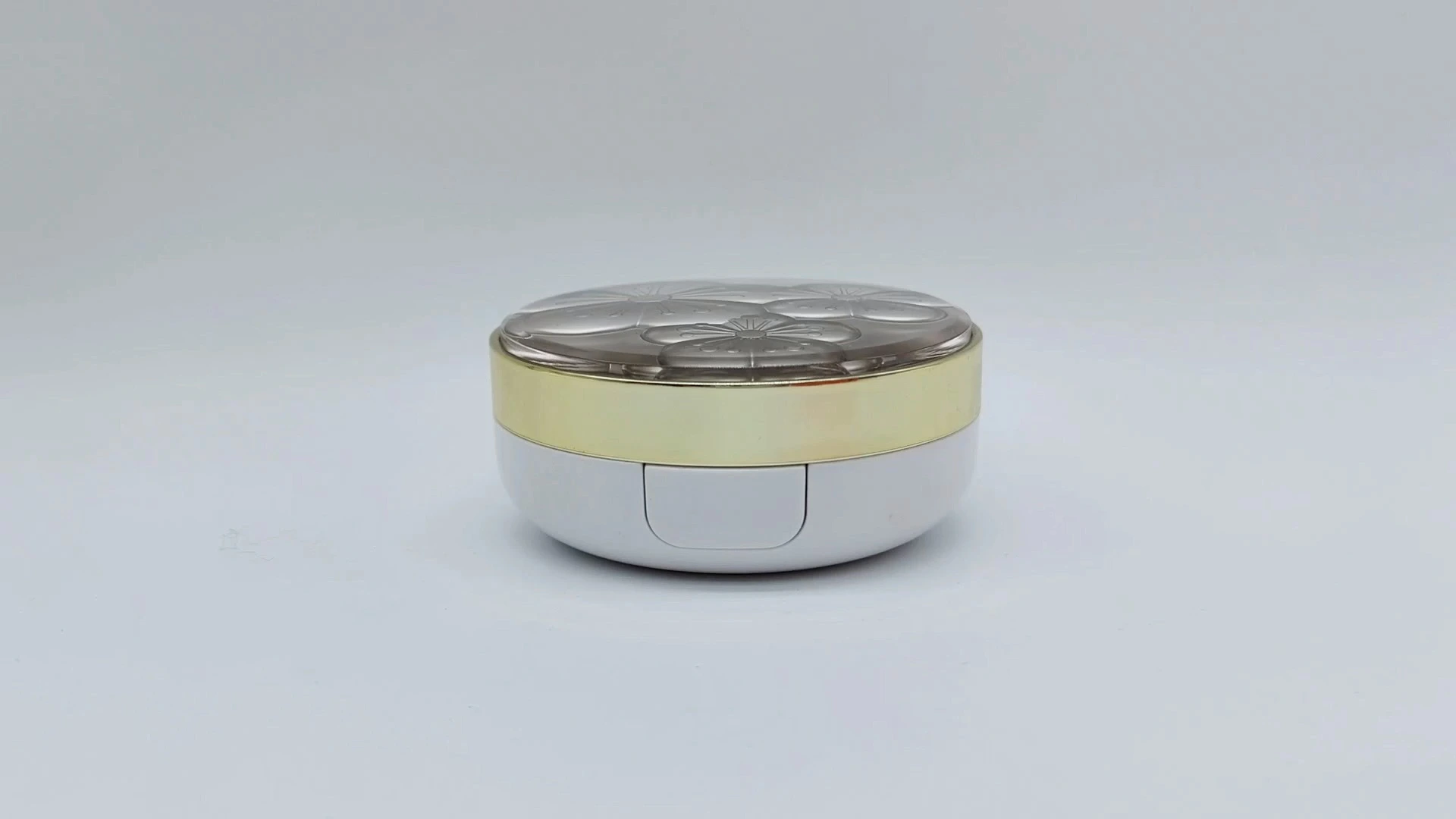 Conteneur cosmétique en forme de fleur, boîte d'emballage cosmétique à coussin d'air pour poudre de fond de teint 1