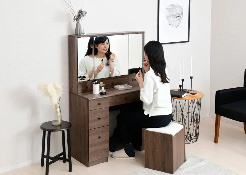 Yifan Furniture Wood Vanity Dresser Supply 3