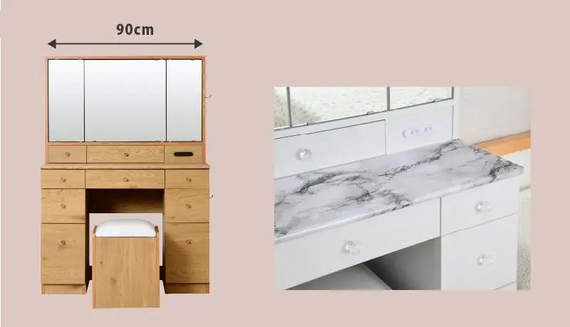 Yifan Furniture Wood Vanity Dresser Supply 9