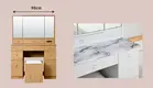 Yifan Furniture Wood Vanity Dresser Supply 9