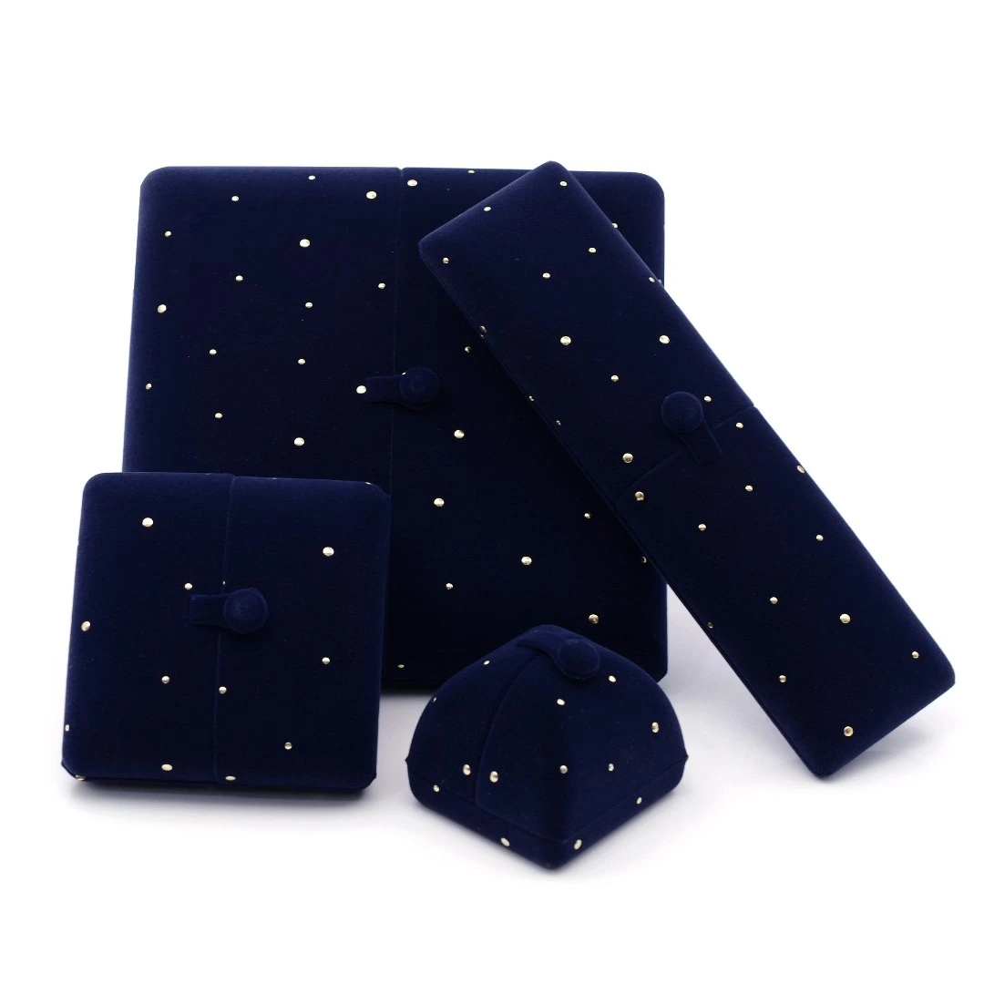 Creative high-grade full star double open jewelry box ring necklace earrings bracelet jewelry gift box 1
