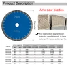 Outils Johnson 16inch / 400 mm Arix Saw silent Saw Saw Blade Cutting Disc for Granite Tools 3