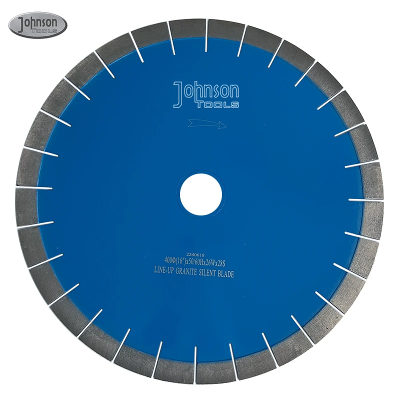 Outils Johnson 16inch / 400 mm Arix Saw silent Saw Saw Blade Cutting Disc for Granite Tools 1