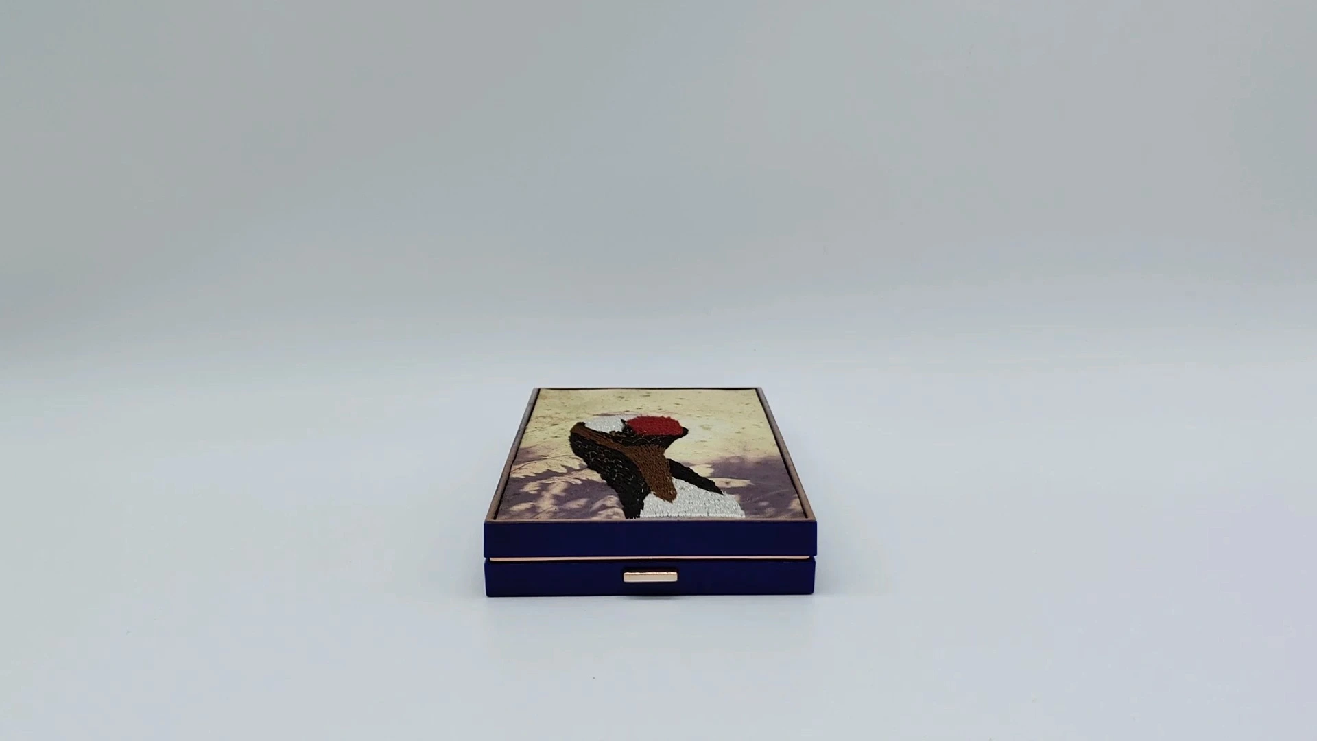 OEM Plastic Empty Makeup Press Powder Box with Mirror 1