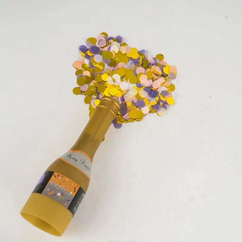 Magic Lights Funny Golden Foil Mini Confetti Popper para la celebración de fiesta perfecta & Evento especial 1