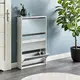 Yifan Furniture Oak Shoe Storage Factory Price 4