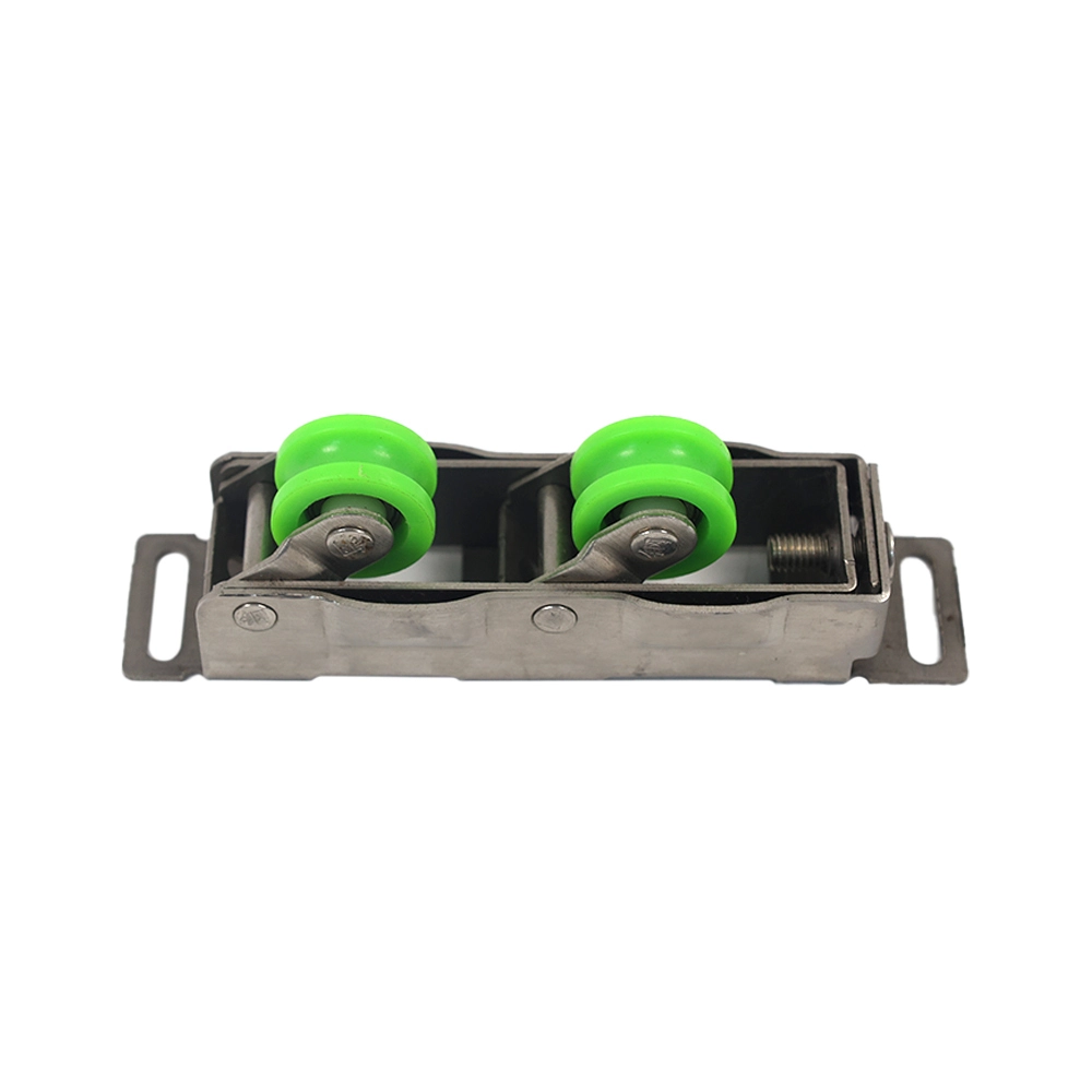Metal Sliding Window and Door Roller with Double Green Nylon Wheels 1