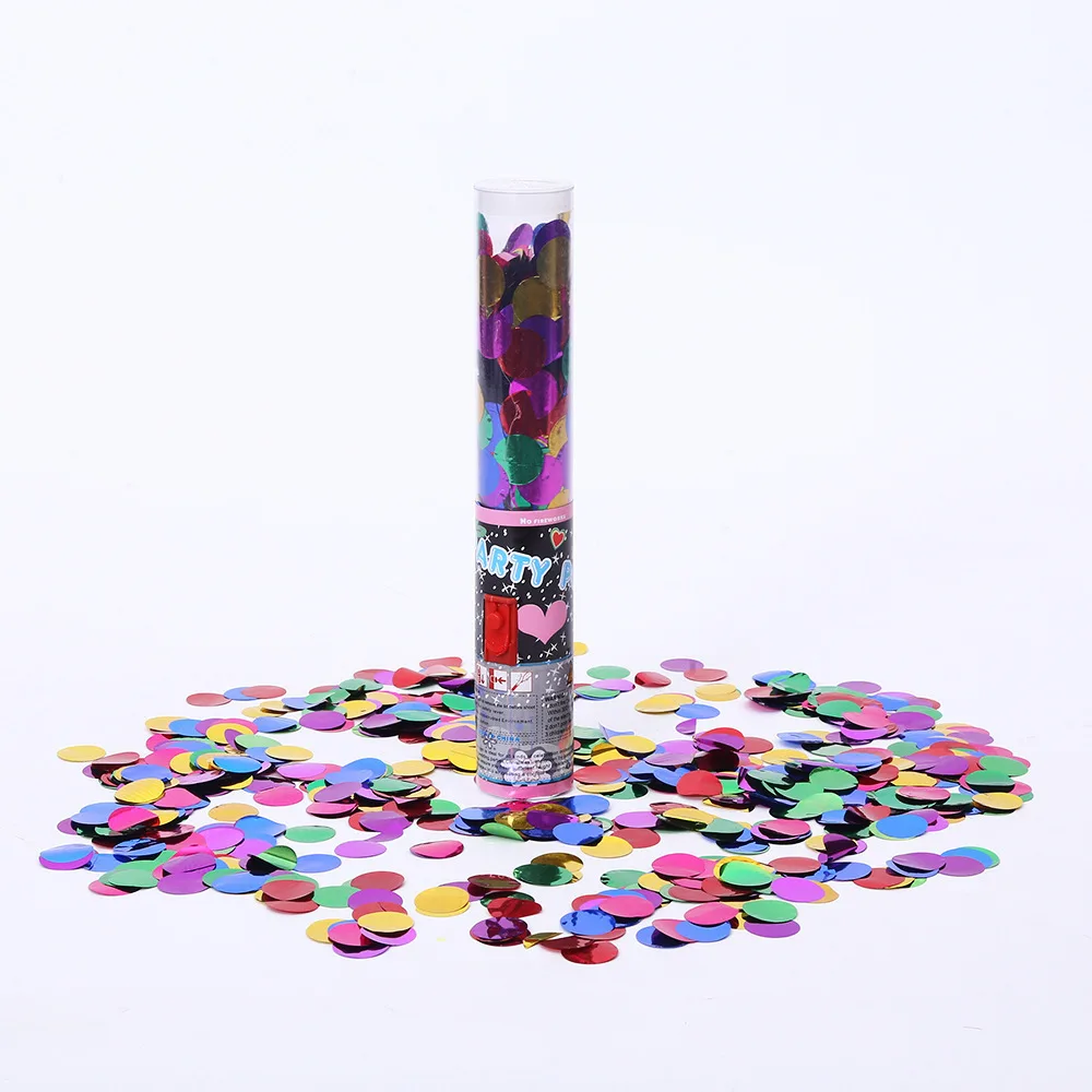 Magic Lights 8 PCS Confetti Poppers Cannons for Wedding Birthday Graduation Baby Shower Anniversary Party Supplies 1