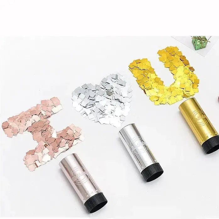 Magic Lights Confetti Poppers Kanonen für Hochzeits Geburtstag Abschluss Babyparty Jubiläum Partyzubehör 1