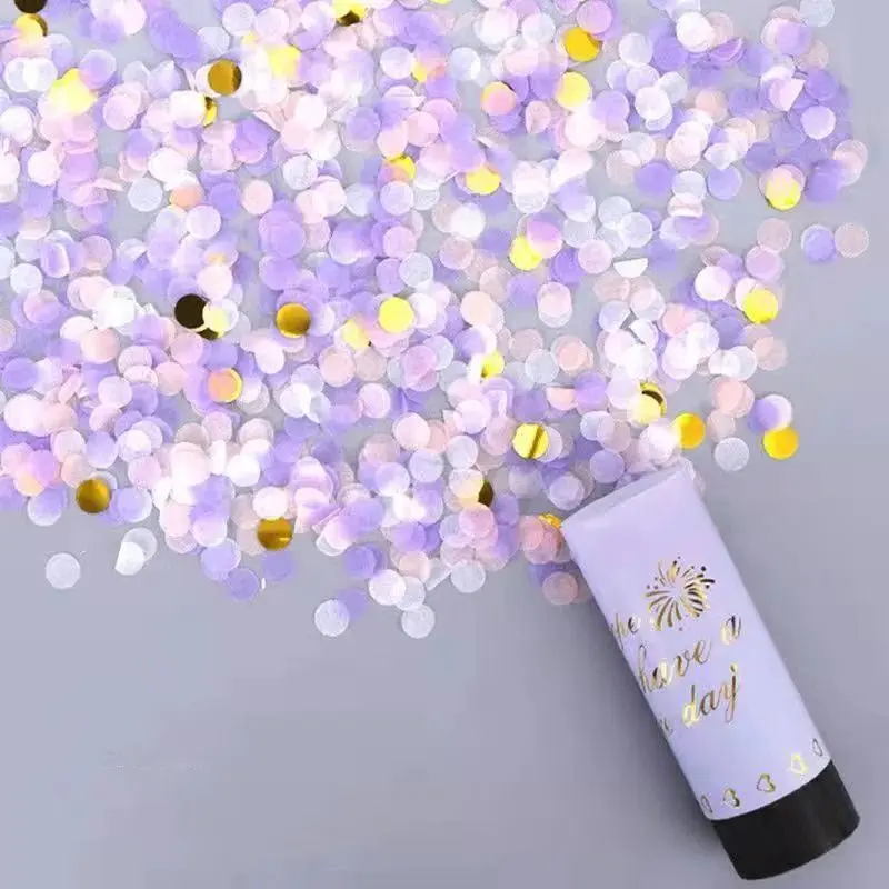 Magic Lights Confetti Poppers Cannons Party Poppers for Graduation Birthday Wedding Baby Shower Anniversary Party Supplies 1
