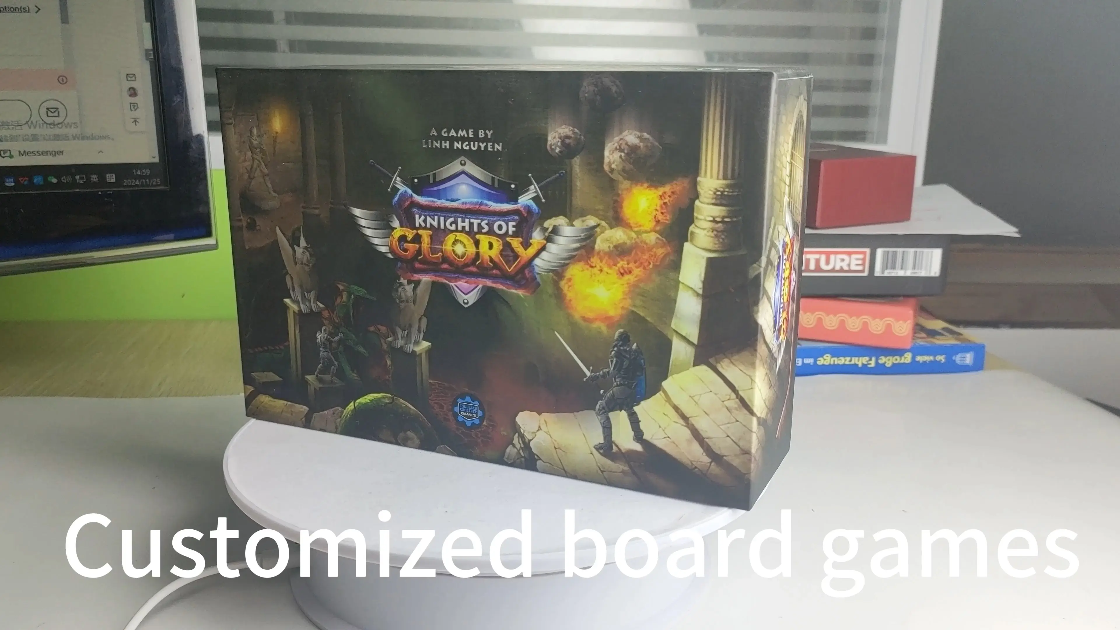 Juego de mesa de Caballeros de Glory: Dungeon medieval - Aventura de rastreo 1